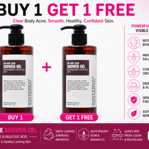 WINYFRED-KOREAN FORMULATION Buy 1 Get 1 FREE For Body Acne Shower Gel (300 ml) pack of two